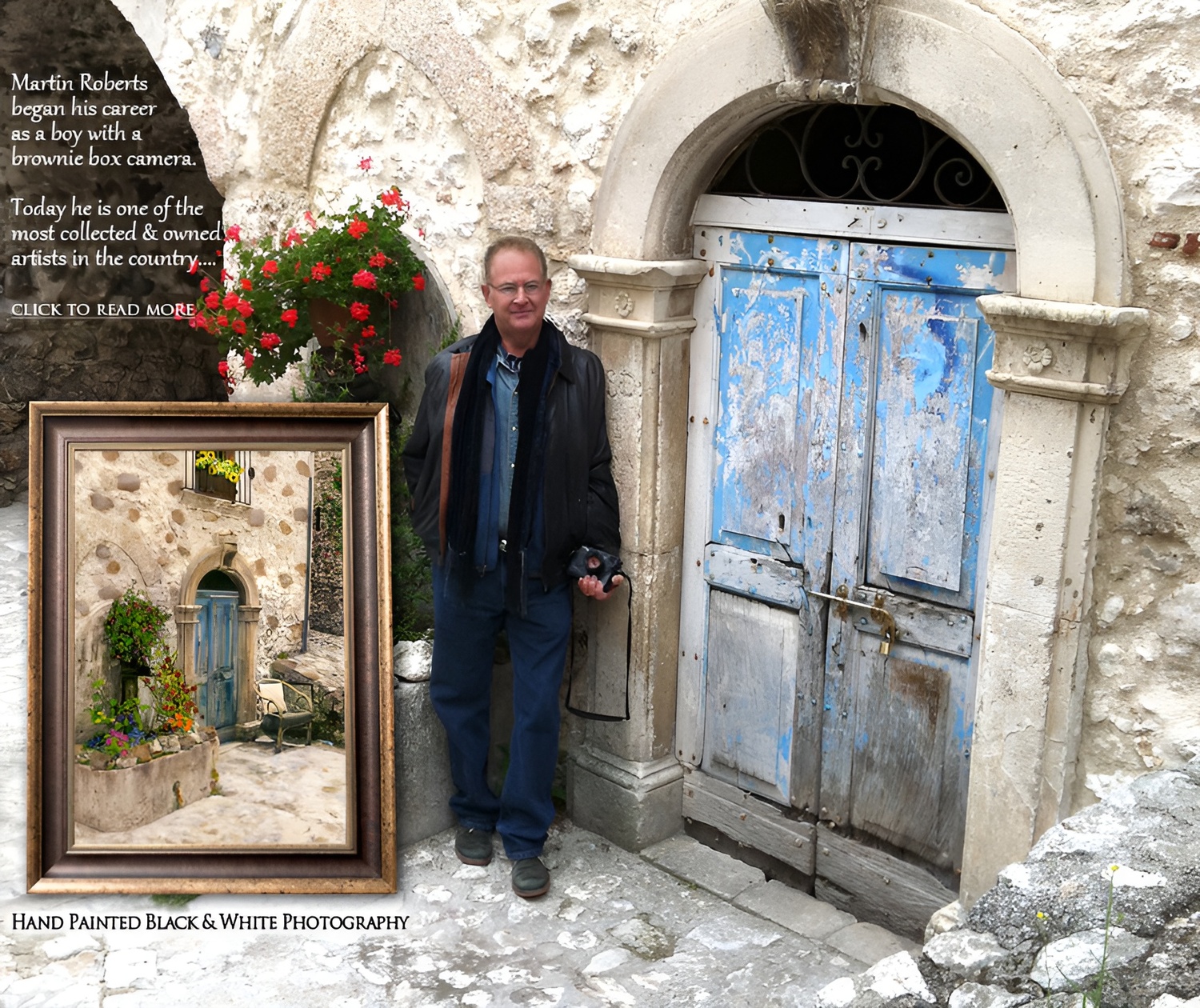 Martin Roberts - Hand Painted Blank and White Photography