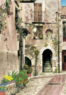 Cat in a Medieval Window